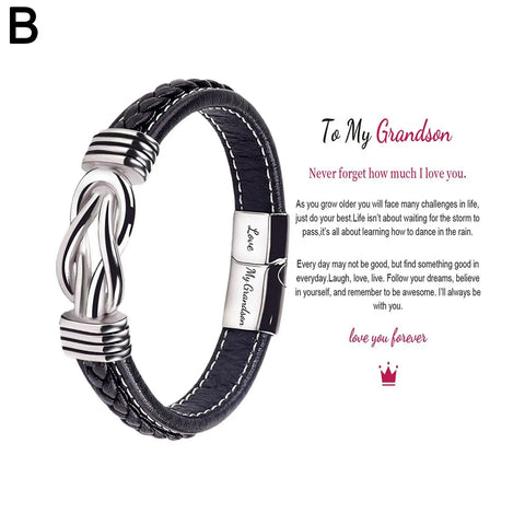 Pulsera Familiar Unida para Siempre - Para Hijo y Nieto 