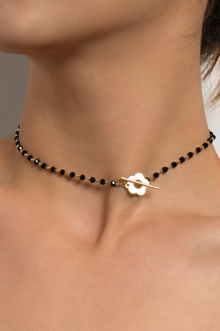 Collares de tubo de cuentas de patchwork sexys de moda 