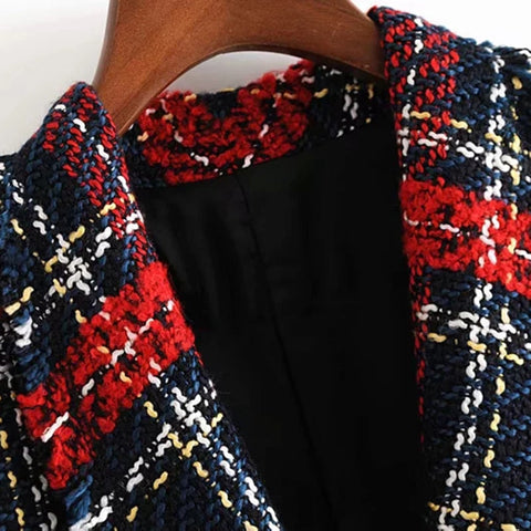 BLAZER DE CUADROS CHIC LUCIA 