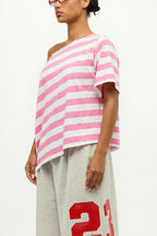 Casual Colorful Striped Loose T-Shirt