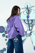 Anime Graphic Zip Hoodie