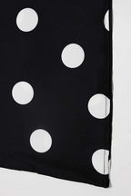 Casual Patchwork Polka Dot Maxi Dress