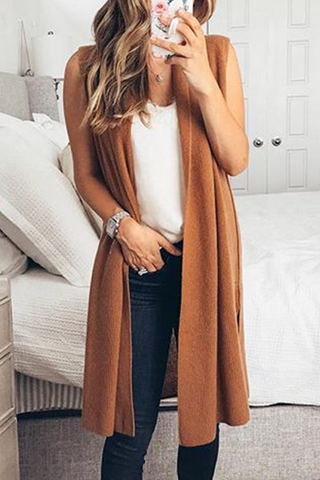 Tops casuales de moda con cuello en V básico, lisos y divididos 