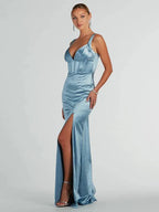 Vestido de baile de lentejuelas ligero y ancho