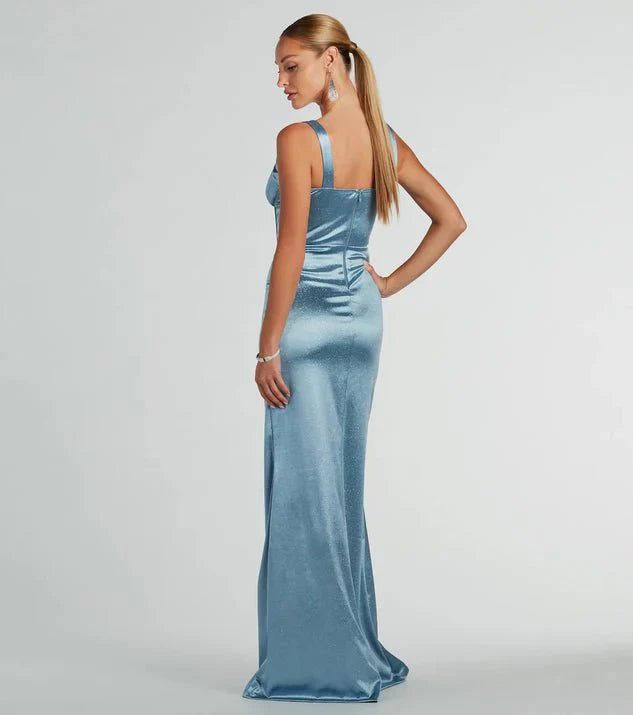 Vestido de baile de lentejuelas ligero y ancho