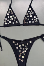 Sexy Shell Button Bikini Set