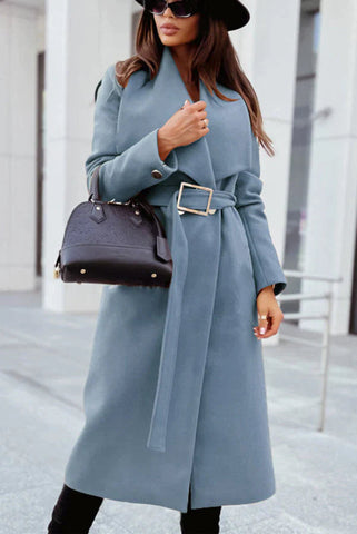 Always A Classic – Midimantel mit Revers und Gürtel 