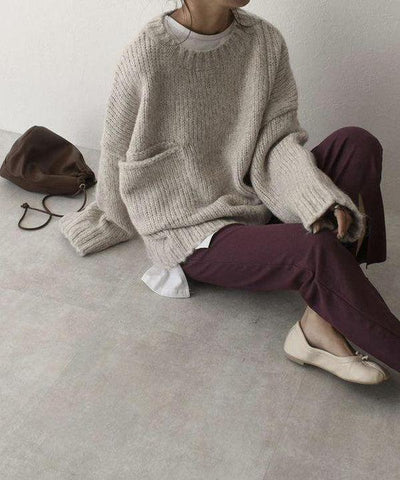 Ivory Drift Sweater