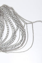 Stylish Metal Chain Halter Backless Cutout Cami Top