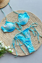 Padded Underwire Tie Bikini Set