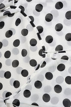 Elegant Halter Polka Dot Maxi Dress