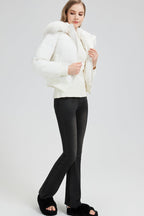 Short Waist Slim Puffer Coat