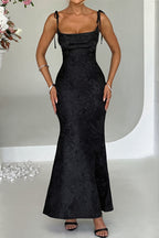 Jacquard Bodycon Cami Maxi Dress