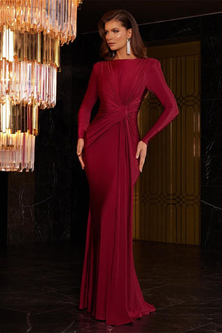 Amanda Long Sleeve Twist Front Maxi Dress