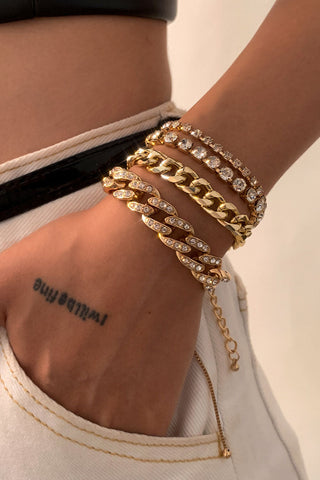 Pulseras geométricas de moda diaria 