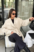 Suede Vintage Long Sleeve Jacket