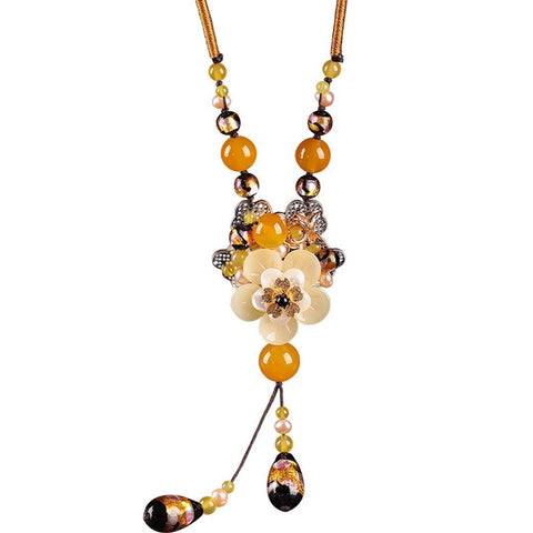 Simple Fashion Pendant Accessories Ethnic Style Necklace Autumn Winter Decorations