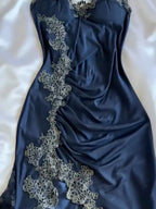 Sexy Bodycon Mermaid Straps Long  Lace Prom Dress Party Dresses