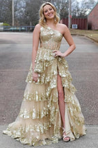 Glitzerndes Ballkleid aus Tüll, mehrlagiges Prinzessinnenkleid, Abschlusskleid, süßes Hochzeitskleid