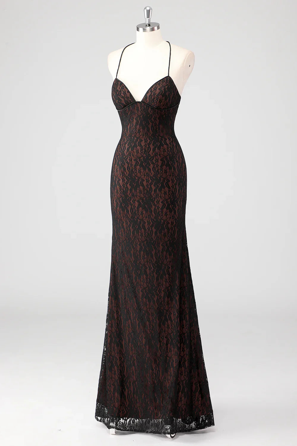 Spaghettiträger Spaghettiträger-Abendkleid