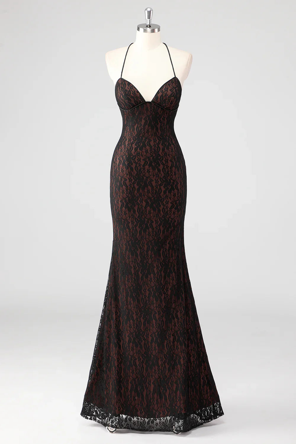 Spaghettiträger Spaghettiträger-Abendkleid