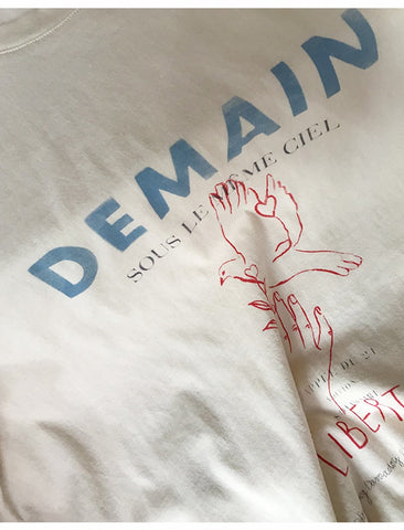 Demain Grafik T-Shirt 