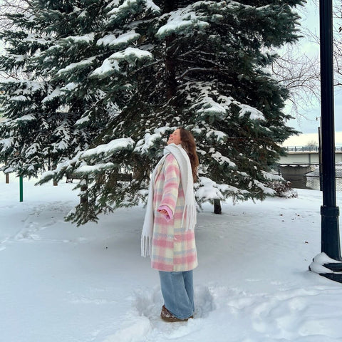 Nordic Damen Oversize-Trenchcoat 