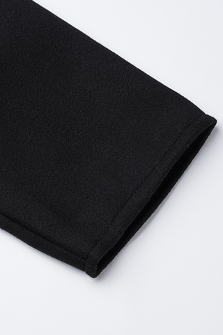 Casual Elegant Solid Patchwork Buttons Hooded Collar Outerwear(7 Colors)