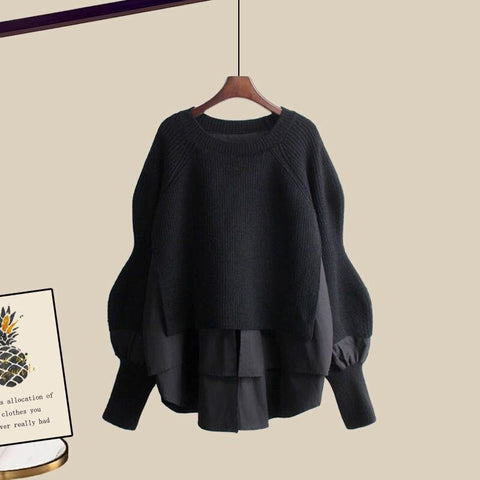 Traje de suéter y falda Kate 