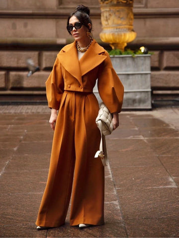 Margaret Mantel + Hosenanzug 