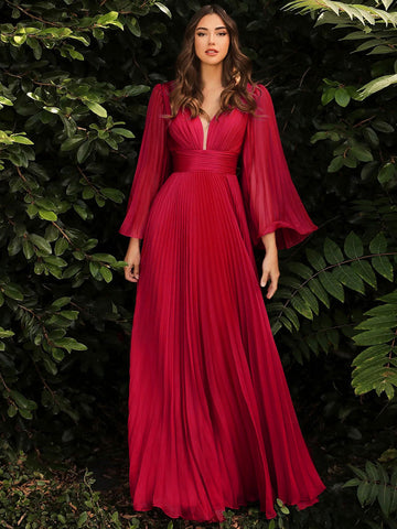 Vestido de fiesta de cumpleaños con escote en V y mangas ilusión para graduación, vestidos midi 