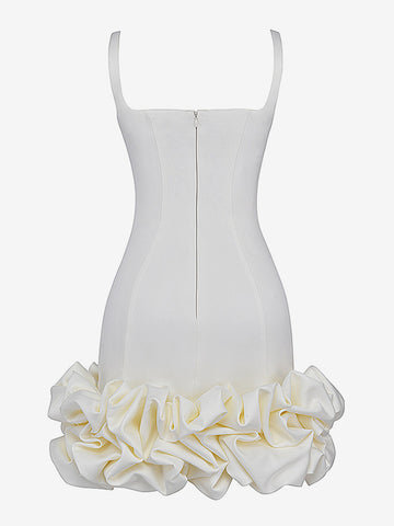 Sleeveless Mini Dress Backless Cupcake Hem Birthday Party Dresses