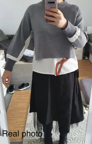 Traje de suéter y falda Kate 