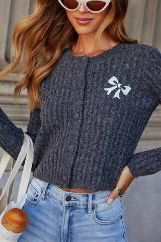 Shes The One Cardigan mit Schleifendetail 