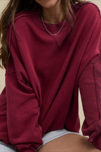 Oversized Crew Neck Hoodie