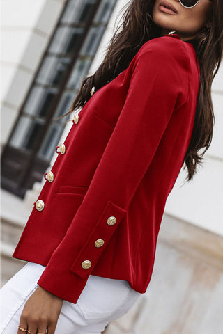 Clever Thoughts – Zweireihiger, leichter Blazer 