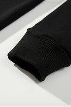 Yellow Text Graphic Pullover Hoodie