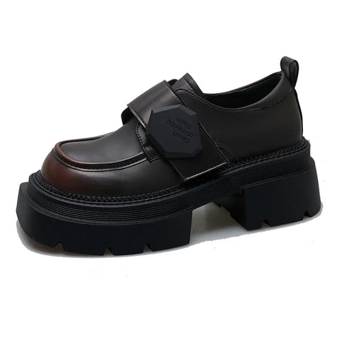 Wohnungen Plattform Loafers Schuhe Frauen Frühjahr Neue Kleid Schuhe Uniform Mode Marke 2024 Designer Weibliche Casual Zapatillas Walking 