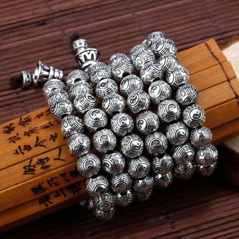 Tibetan FengShui PiXiu Wealth Silver Bracelet