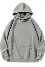 Retro Washed Oversized Pullover Hoodie