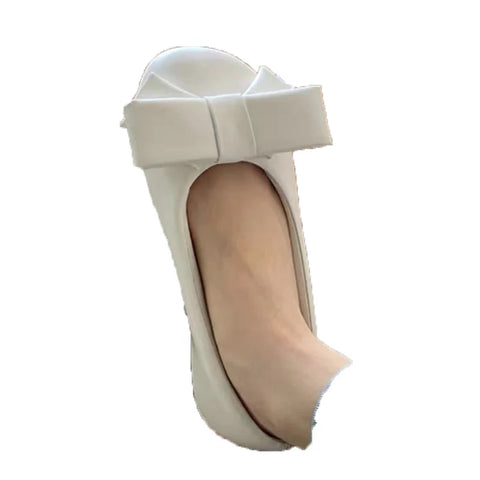 Flats Women Loafer Shoes Shallow Bow Casual Cozy Mary Jane Shoes Fashion New Spring 2024 Dress Lolita Party Zapatos Para Mujeres