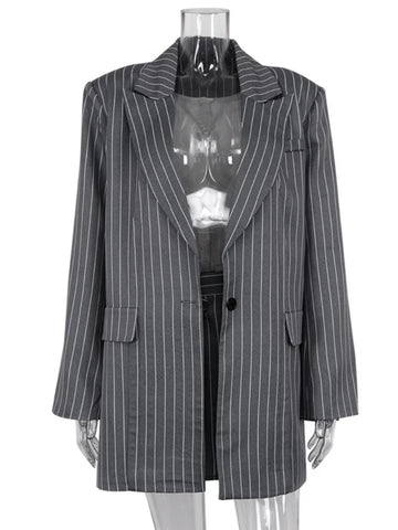 TARUXY Hohe Taille Schlank Rock Sets Für Frauen Luxus Lose Langarm Mäntel Frau Temperament Blazer 2 Stück Sets Damen Outfits 