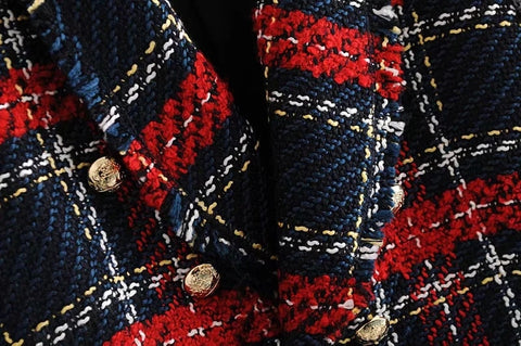 BLAZER DE CUADROS CHIC LUCIA 