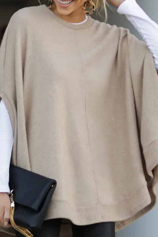 Chicindress Cape Loose Crew Neck Tops