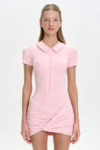 Sexy Pure & Sexy Slim Fit Bodycon Skirted Bodysuit Short Mini Dress