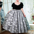 Kleinkind-Ballkleid, Mädchen-Kommunionskleid, Prinzessinnenkleid, Festkleid, flauschiges Partykleid 