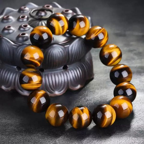 Natural Tiger Eye Gemstone Bracelet