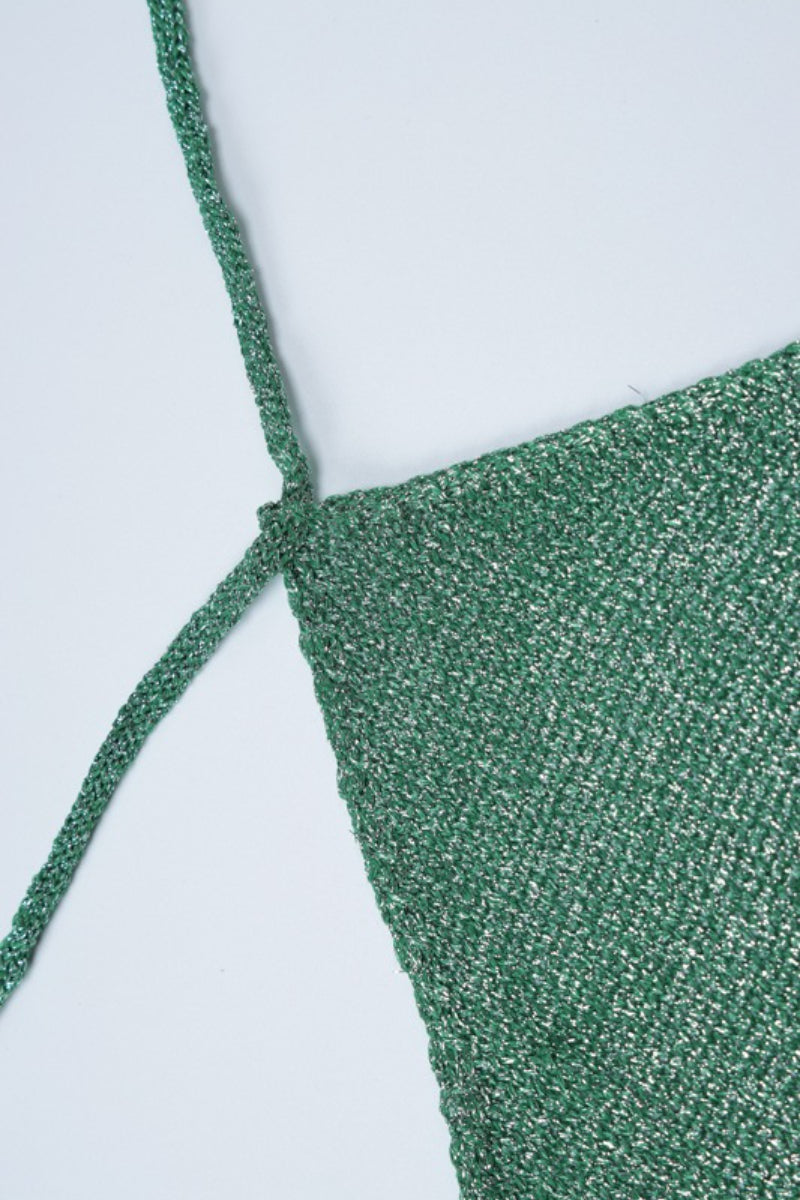 Sexy Solid Knit Slim Halter Top