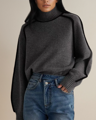 Julia - Suéter de cuello alto 