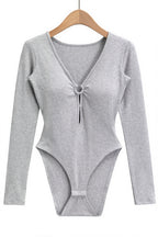 Padded Cut-Out V-Neck One Piece
